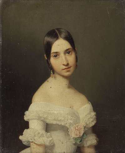 Portrait of a Girl by Ferdinand Georg Waldmuller